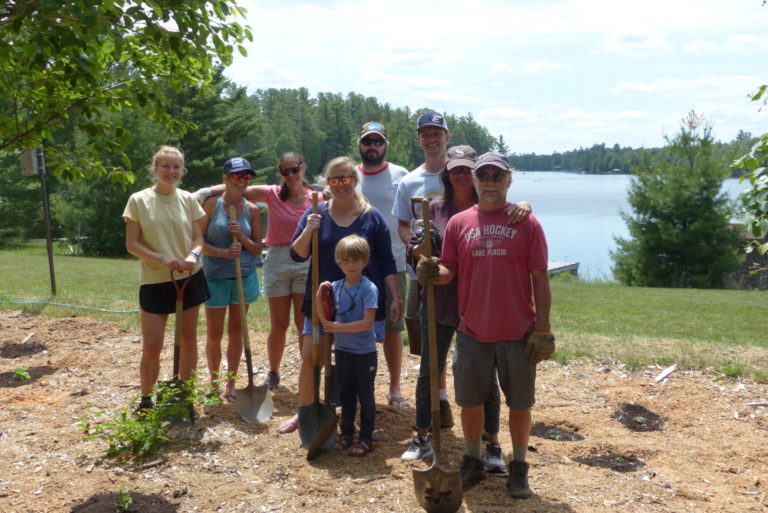 Planting for Pollinators at the Upper Saranac Boat Launch